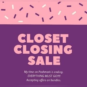 CLOSET CLOSING. BUNDLE AND SAVE